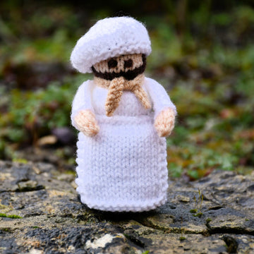 Victorian Baker Doll Knitting Pattern - Toy Knitting Pattern