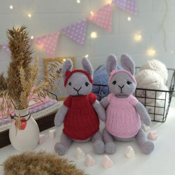 Bunny Knitting Pattern | Rabbit Toy PDF | Tia the Little Bunny