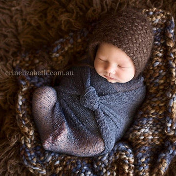 #83 Abigail mohair weave bonnet