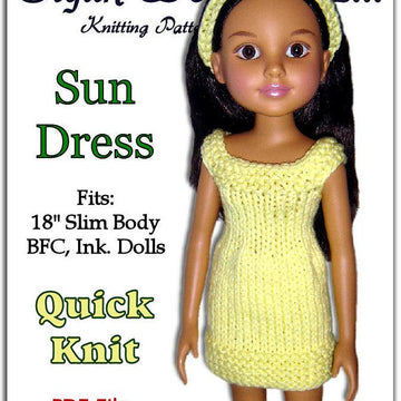 Sun Dress fits 18 inch slim doll, BFC, Inc. Doll