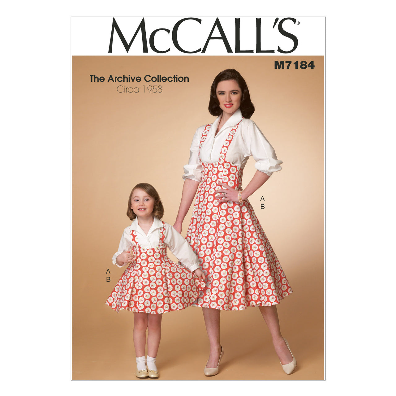 McCall's Misses'/Children's/Girls' Top and Jumper M7184 - Sewing Pattern