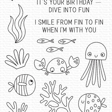 My Favorite Things Clear Stamps 4"X8" - Best Fins