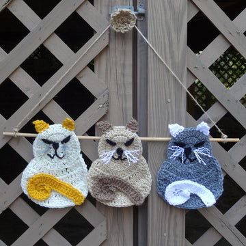 Happy Cats Wall Hanging