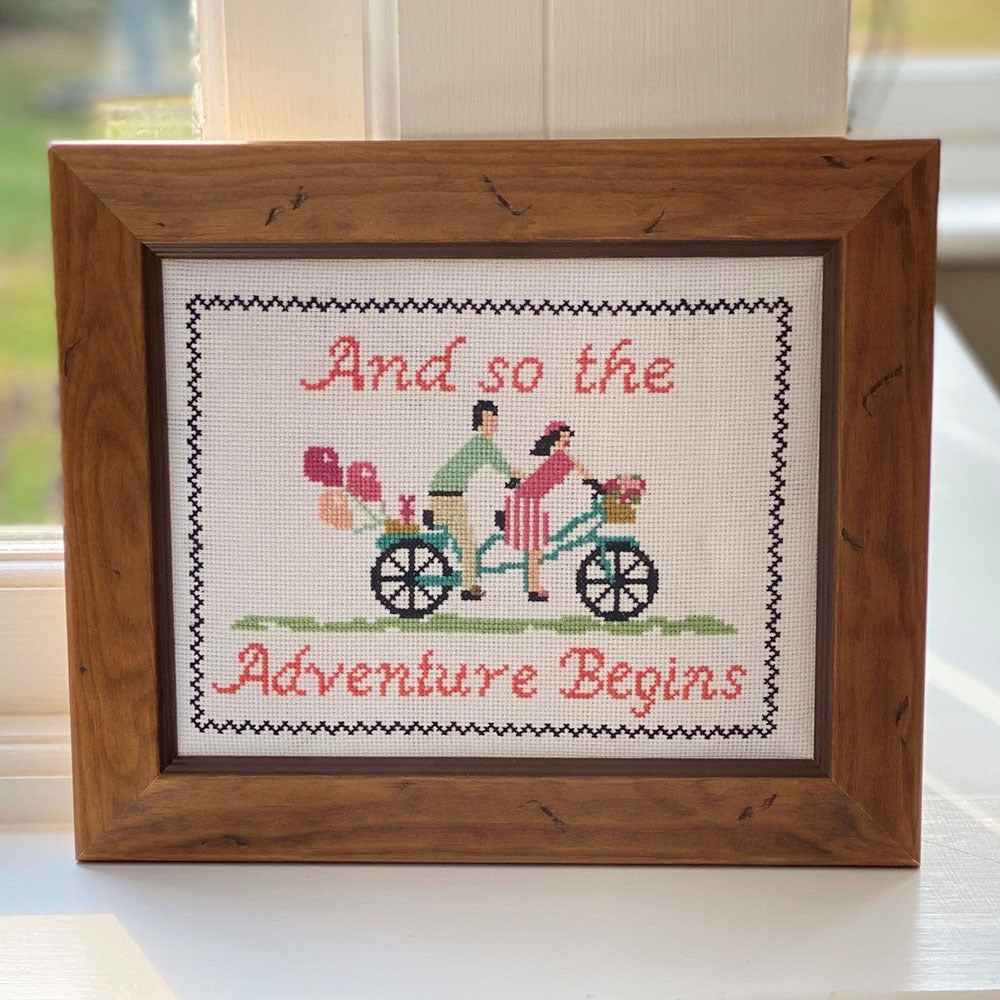 Historical Sampler Company And So The Adventure Begins Cross Stitch Kit