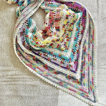 Rainbow Rays Shawl