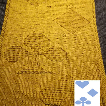 Nr. 200 playing cards guest towel