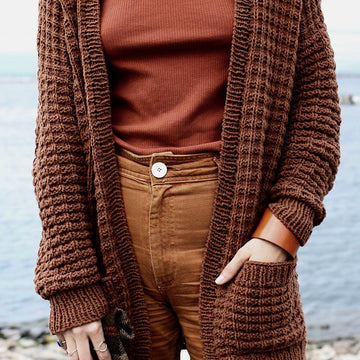 Campsite Waffle Cardigan