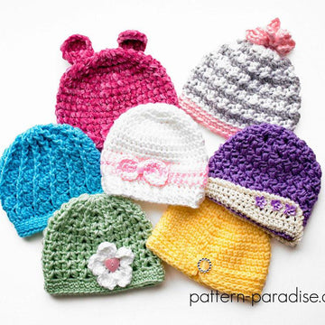 7 Newborn Girly Hats
