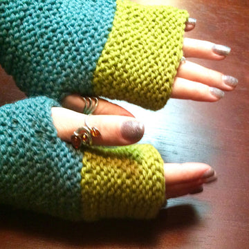 Block Top Mitts