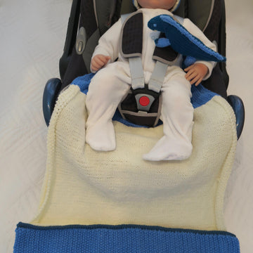 T. Rexi - Baby Car Seat Blanket + Hat + Dinosaur Toy