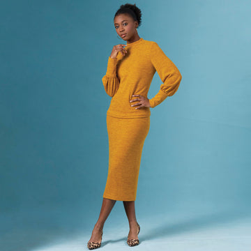 Simplicity S8982 Misses Knit Two Piece Sweater Dress, Tops, Skirts - Sewing Pattern