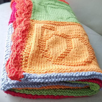 Baby blanket swiss card deck