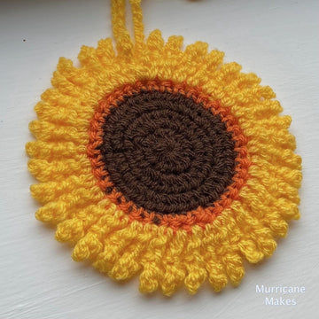 Sunflower Wall Hanging & Brooch