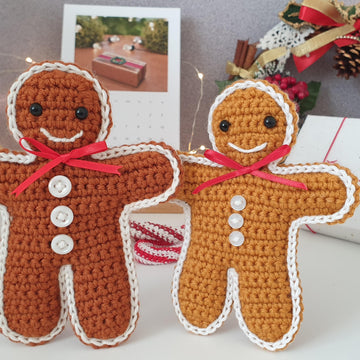 Crochet Gingerbread Man Decoration