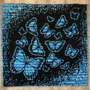 Morpho Butterfly Throw