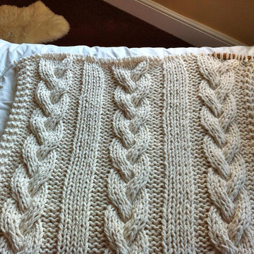 Cable Knit Blanket