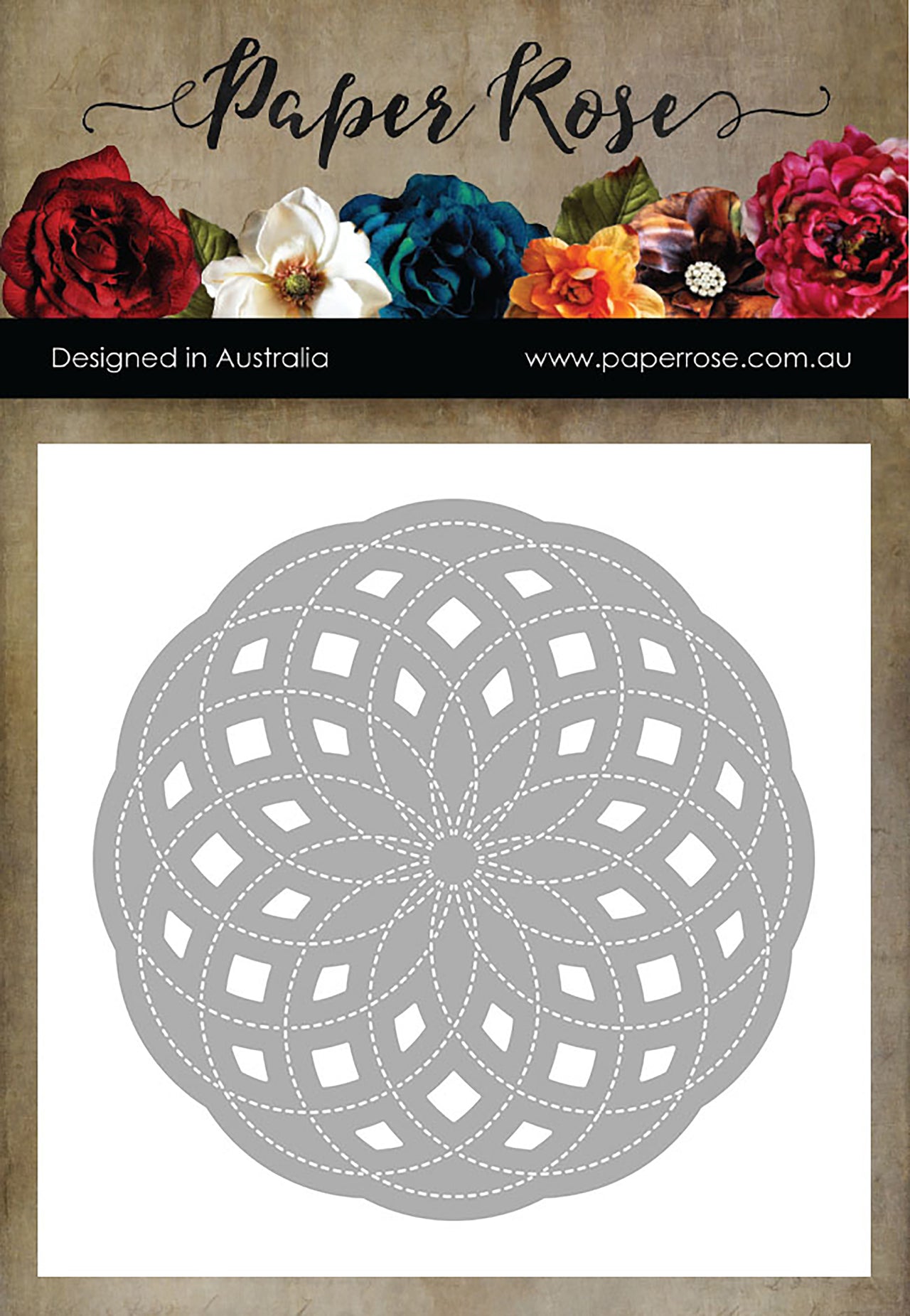 Paper Rose Dies - Circlet Layered Background 3