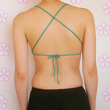 EMERALD bikini top _ C35