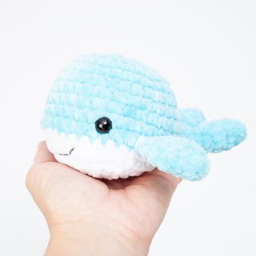 Whale crochet pattern, no sew plushie