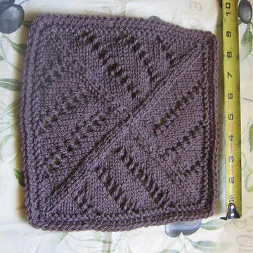 Lacy Blanket Square Afghan Square tutorial