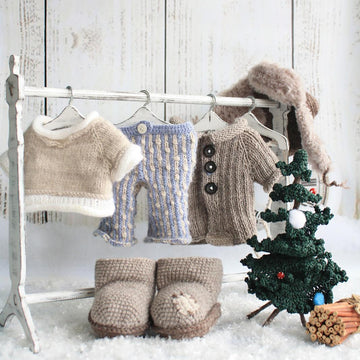 The bull, set of clothes "Russian winter "