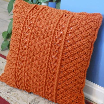Aran Afghans Matching Pillows to Crochet
