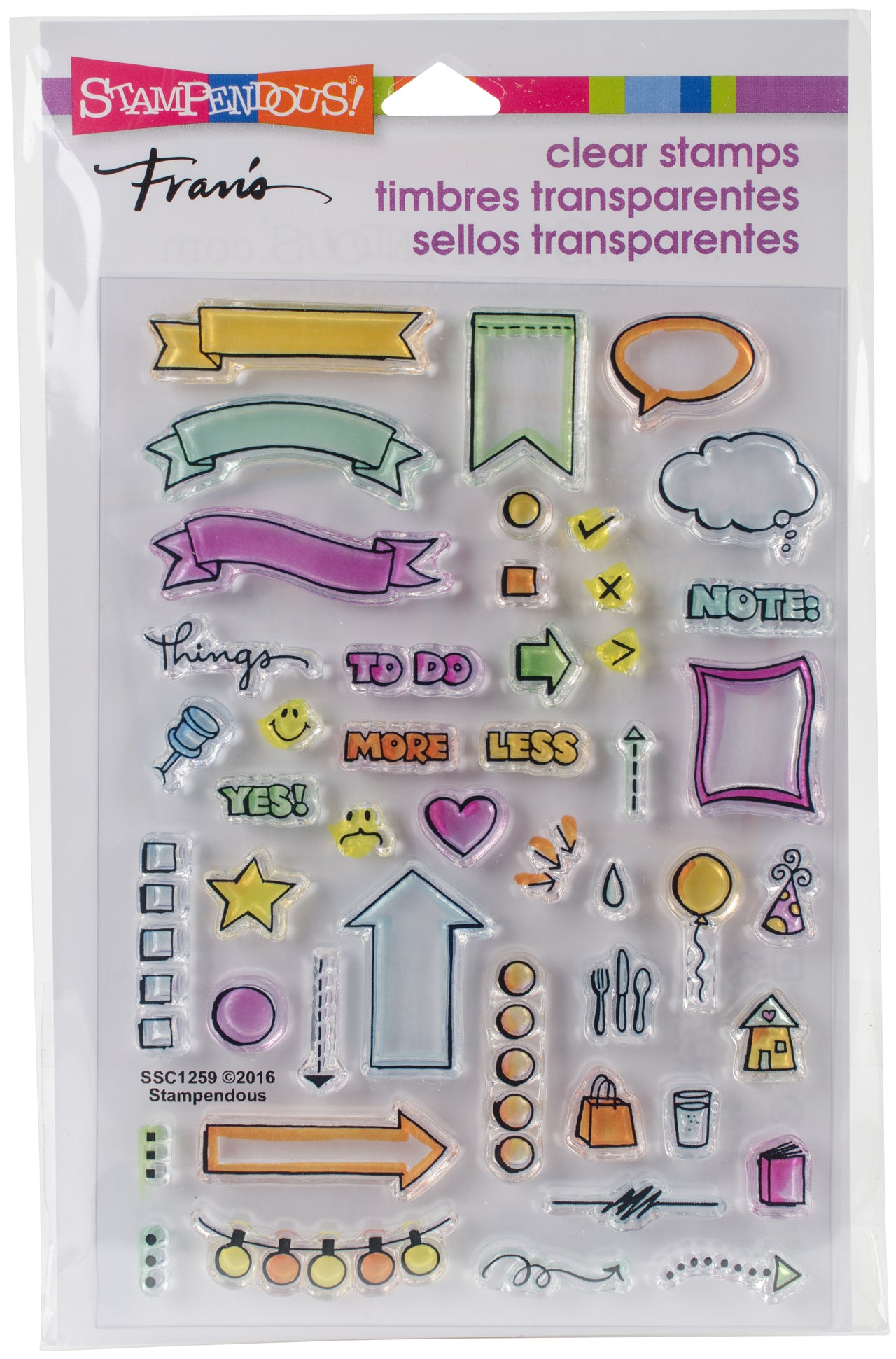 Stampendous Perfectly Clear Stamps - Journal Bullets