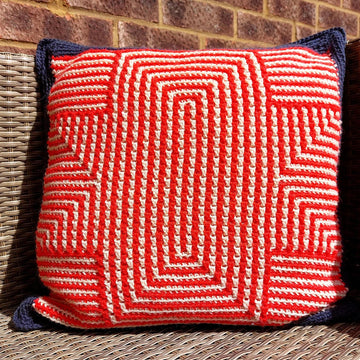 Stars & Stripes Mosaic Cushion Pillow Cover