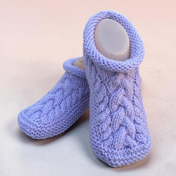 Cozy Cable Knit Slippers