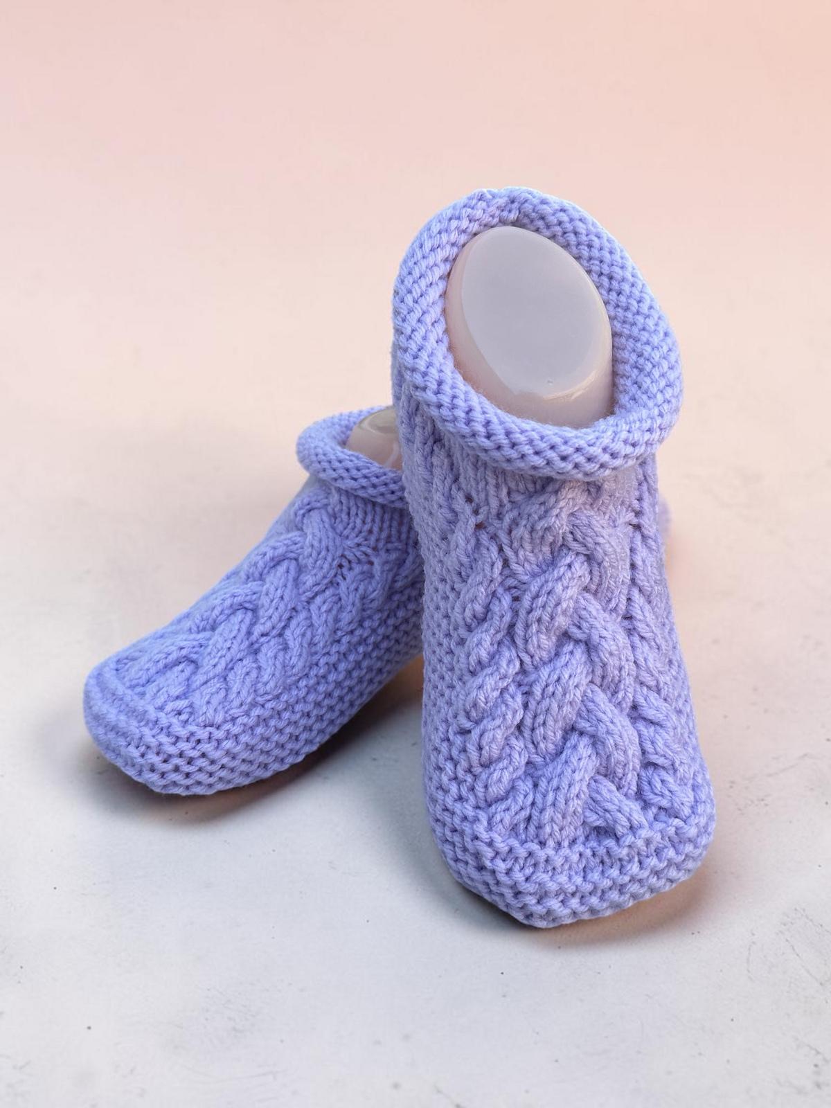 Cozy Cable Knit Slippers
