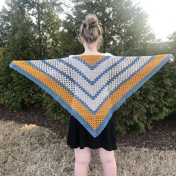 A Sunny Day Triangle Shawl