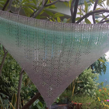 Shetland Eyelet Shawl