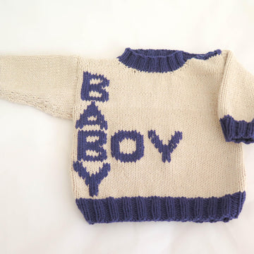 Crossword Baby Sweaters