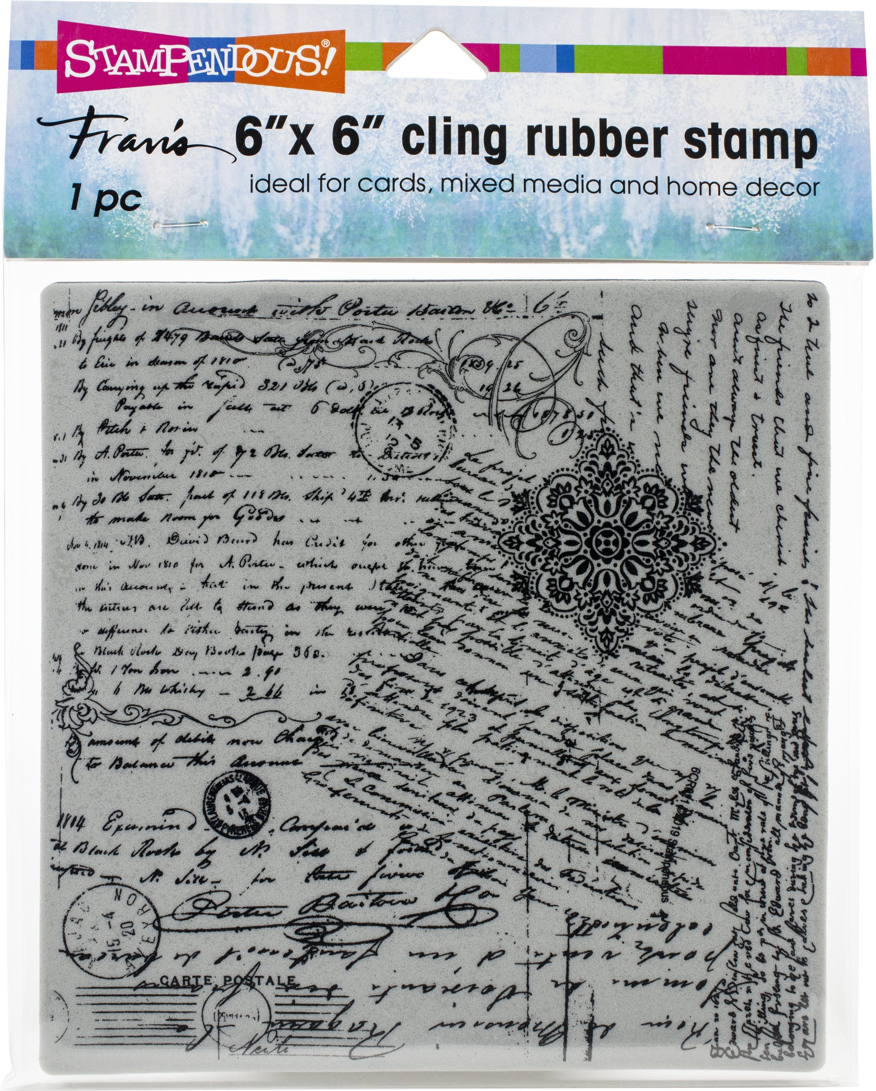 Stampendous Cling Stamps - Posted Script