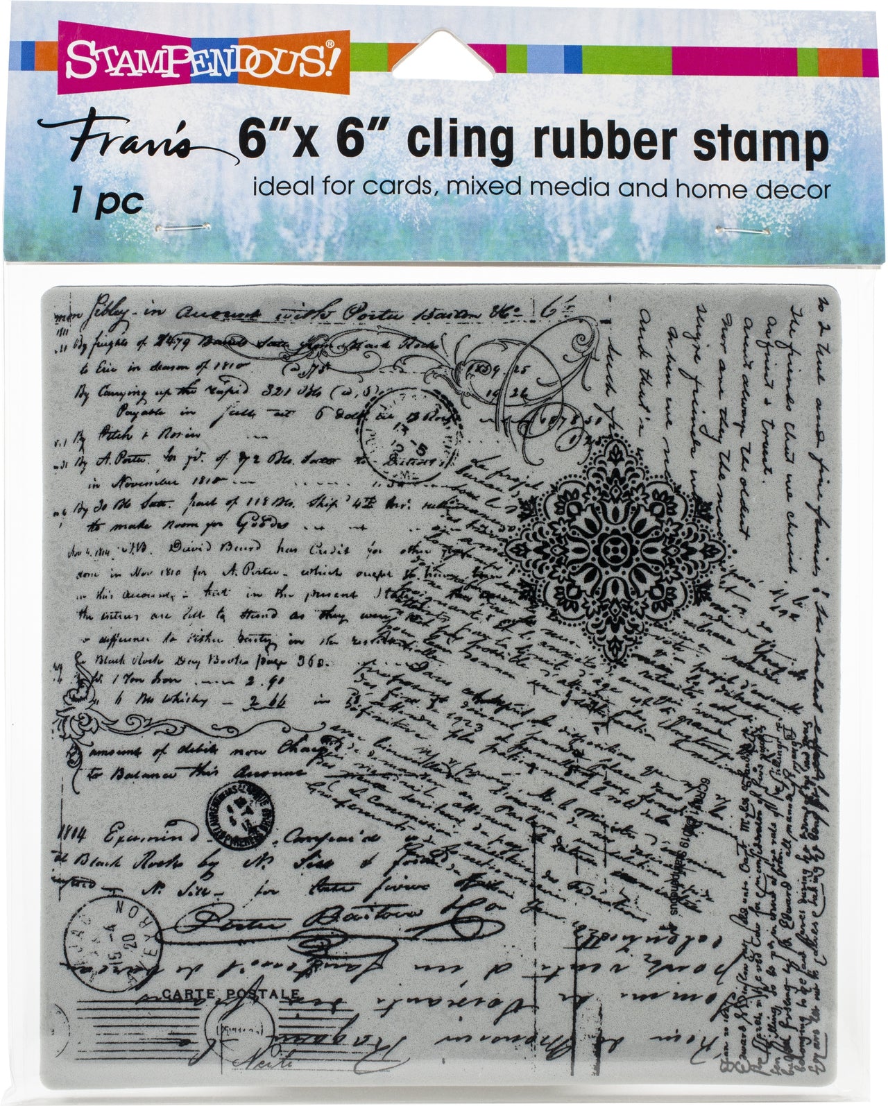 Stampendous Cling Stamps - Posted Script