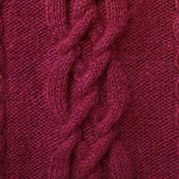 V-Neck Cable Pullover #124