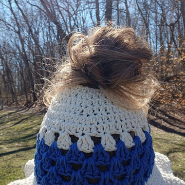 Messy Bun Granny Bucket Hat