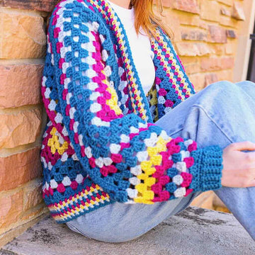 Amari Hexagon Cardigan