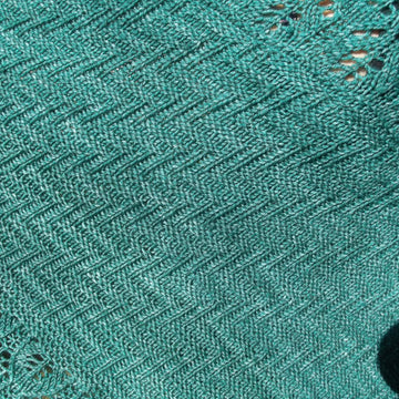 Emerald forest shawl