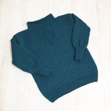 Teal sweater