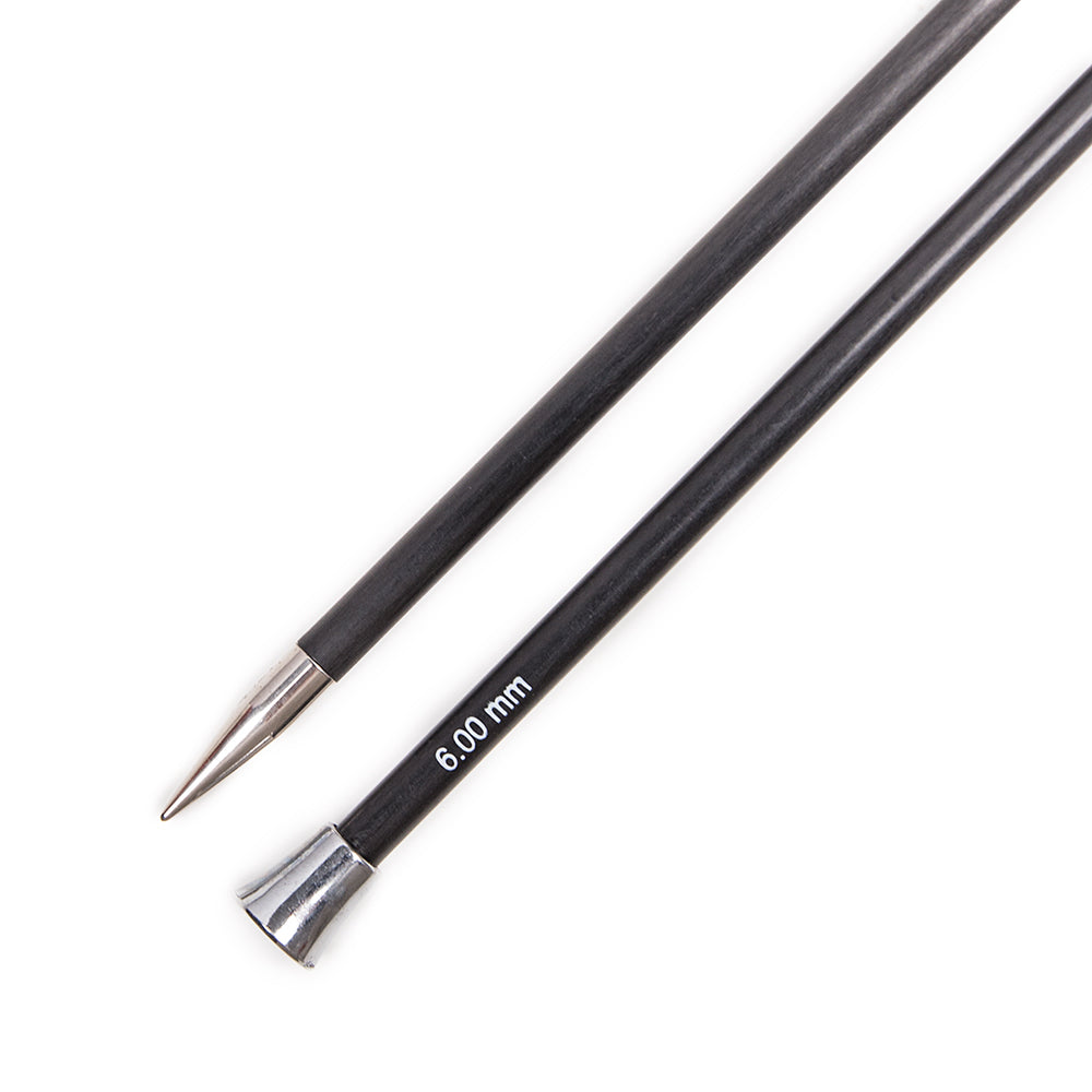 KnitPro Karbonz Single Point Needles 25cm