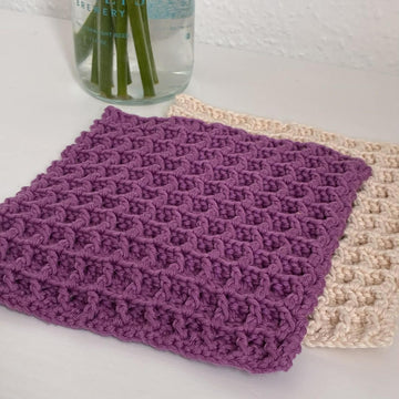 Waffle dishcloth