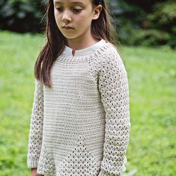 Lace Sleeve Sweater