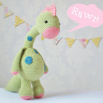 Crochet Dragon and Dino 2 in 1