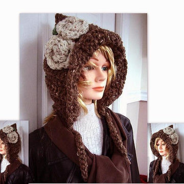 505, CROCHET PIXIE HOOD, age 5 to adult