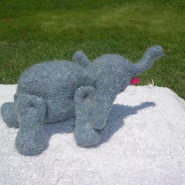 Knitted/Felted Elephant