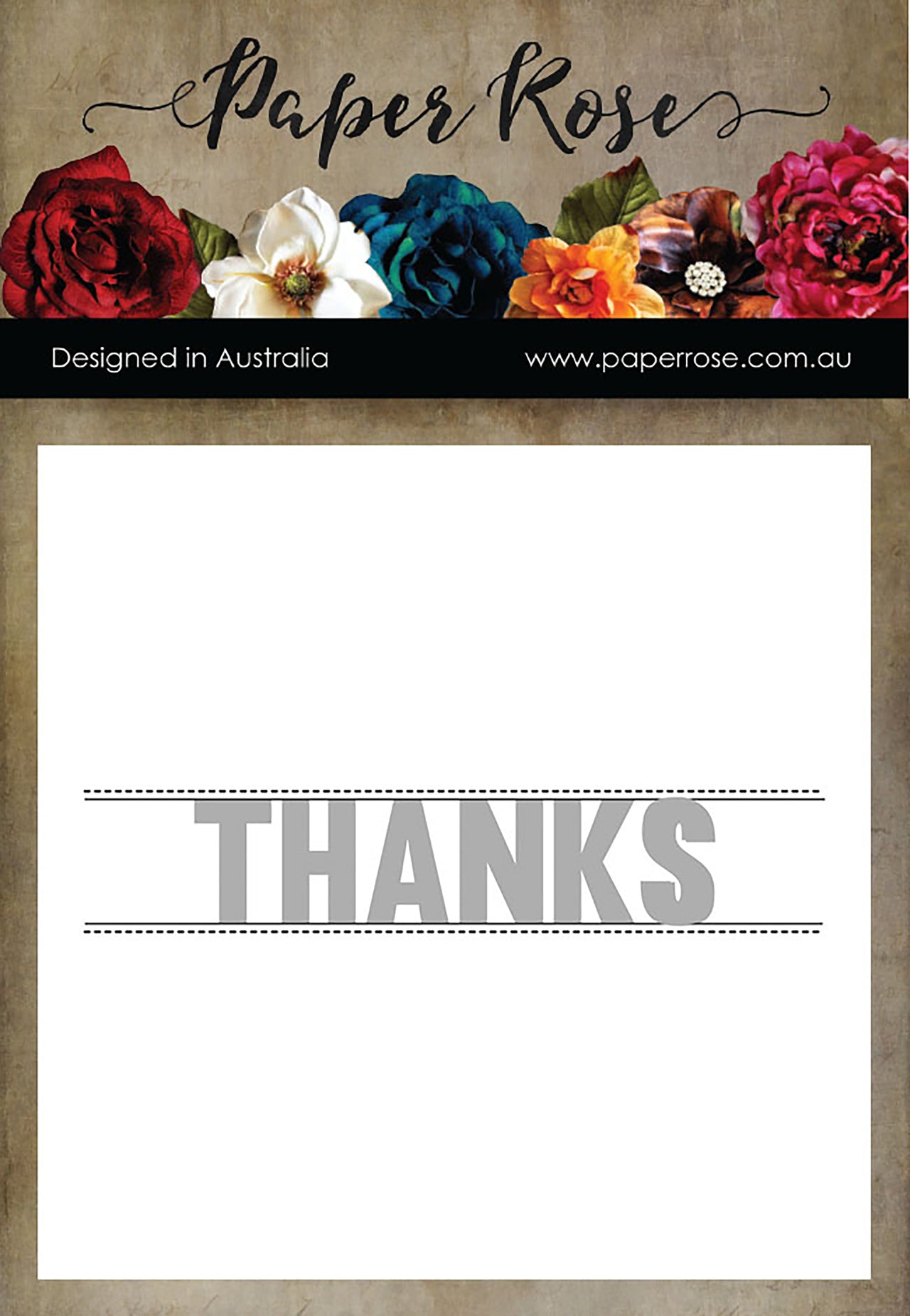 Paper Rose Dies - Thanks Peek-A-Boo