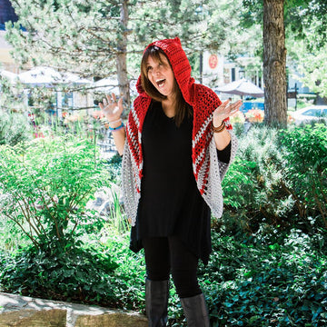 Woodward Hoodie Shawl