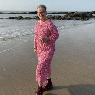 Cabled Trellis Tunic