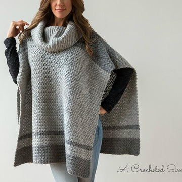 Emelyn Cowl Neck Poncho